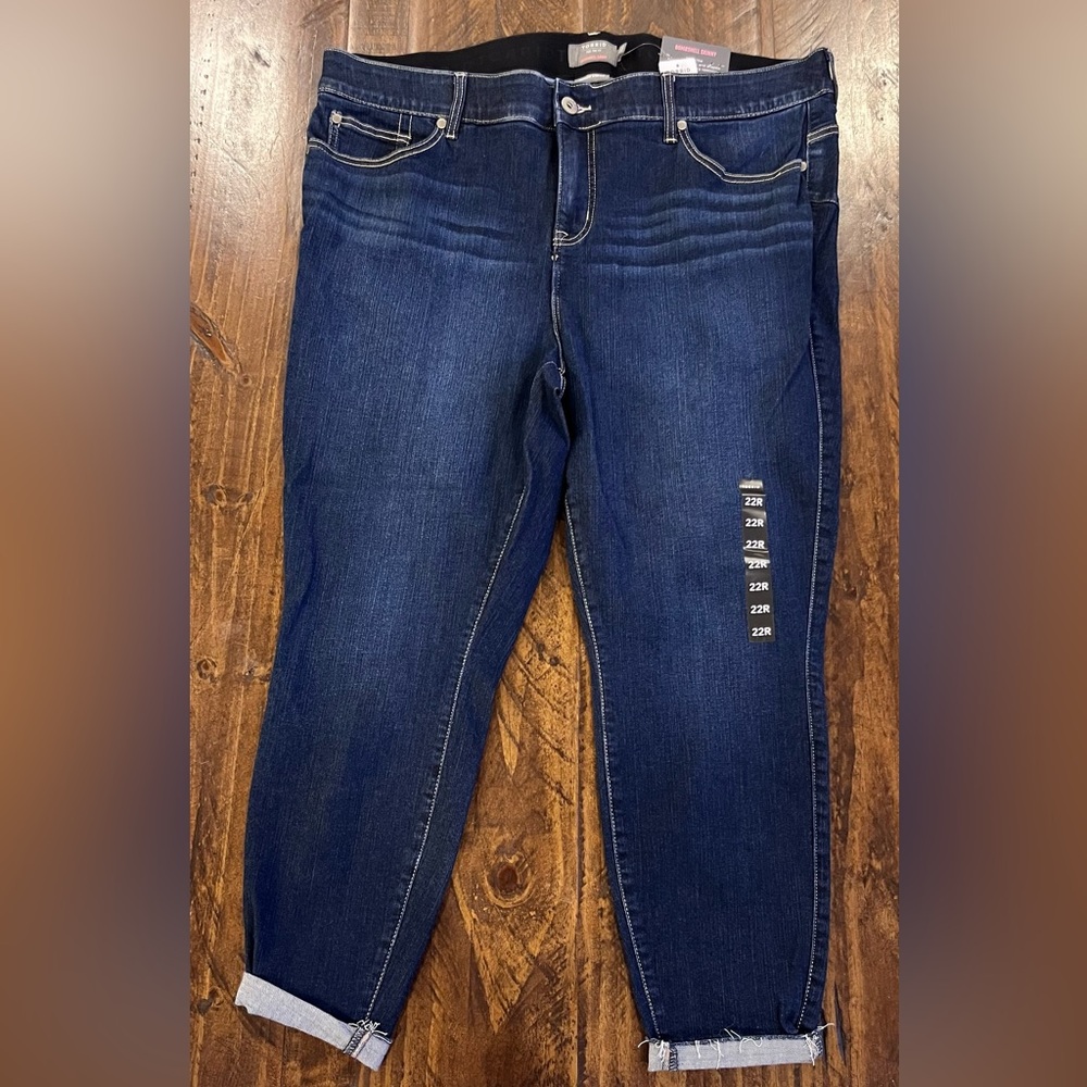 Torrid Bombshell Skinny Dark Blue Jeans